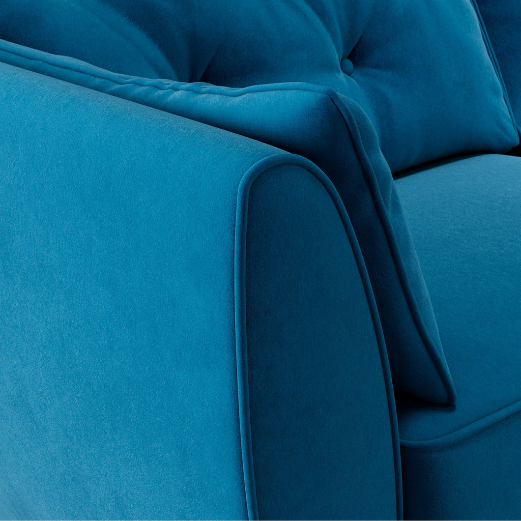 Fauteuil Edison en velours