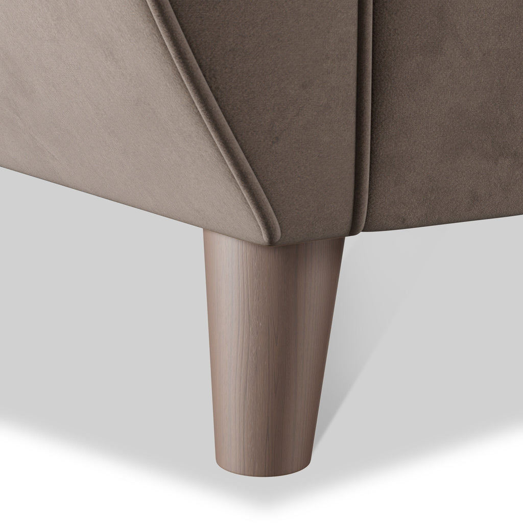 Fauteuil Edison en velours