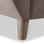 Fauteuil Edison en velours