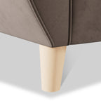 Fauteuil Edison en velours