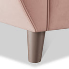 Fauteuil Edison en velours