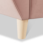 Fauteuil Edison en velours