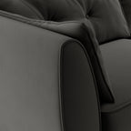 Fauteuil Edison en velours