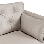 Fauteuil en cuir Edison