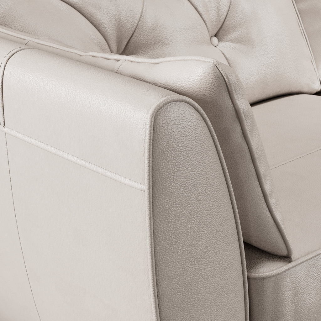 Fauteuil en cuir Edison