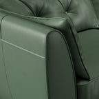 Fauteuil en cuir Edison