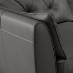 Fauteuil en cuir Edison