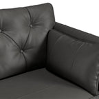 Fauteuil en cuir Edison