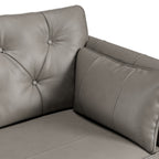 Fauteuil en cuir Edison