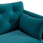 Fauteuil Edison en velours