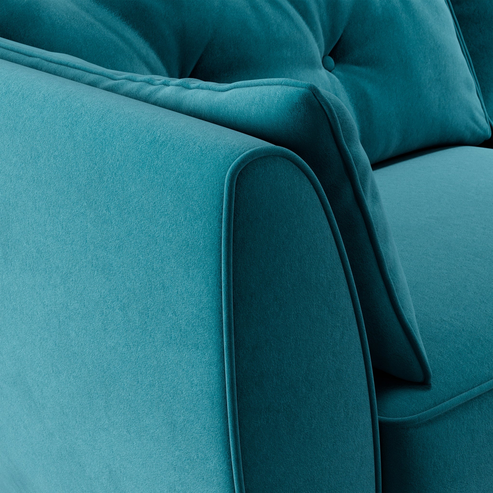 Fauteuil Edison en velours