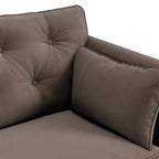 Fauteuil Edison en velours