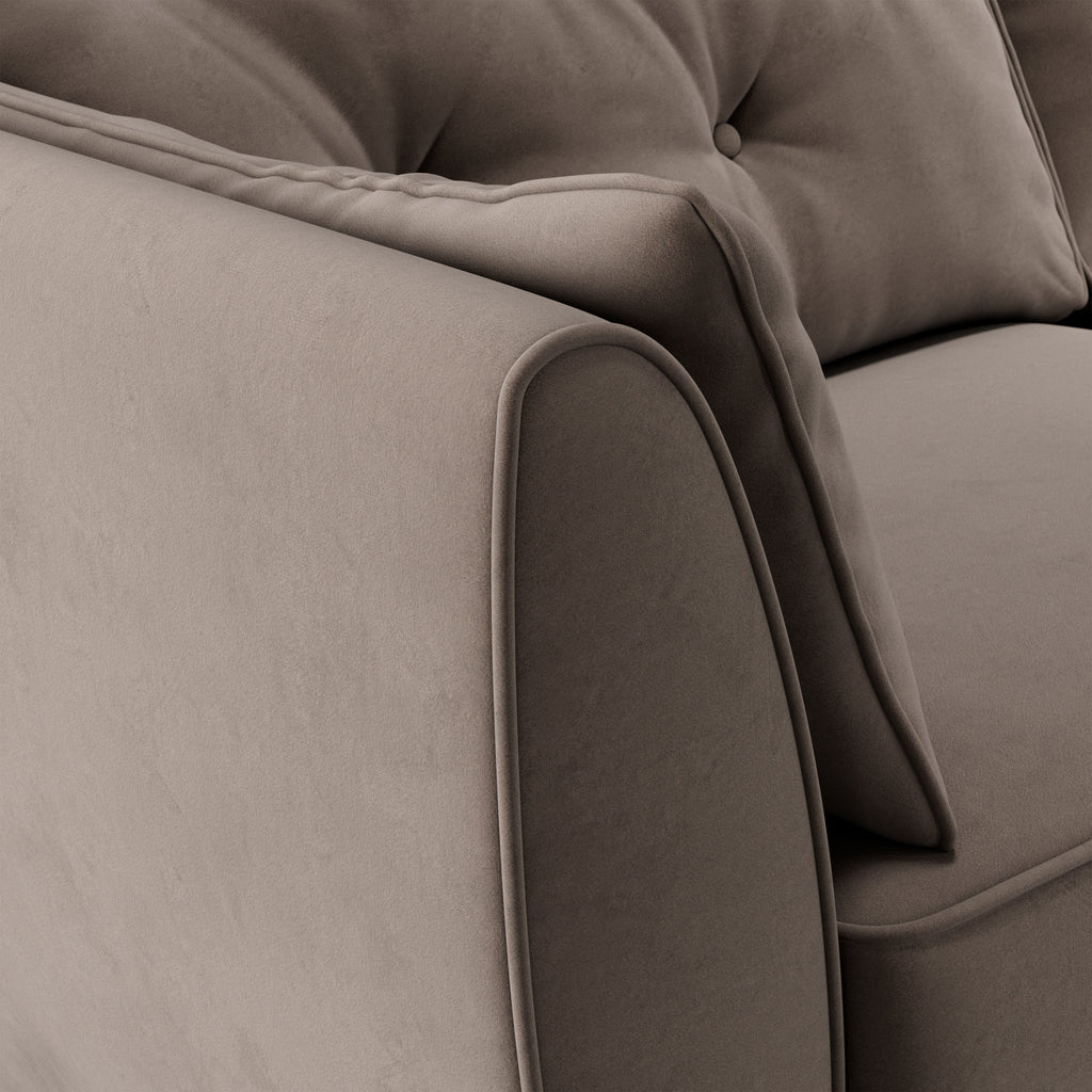 Fauteuil Edison en velours