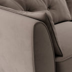 Fauteuil Edison en velours