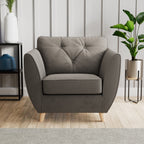 Fauteuil Edison en velours