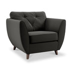 Fauteuil Edison en velours