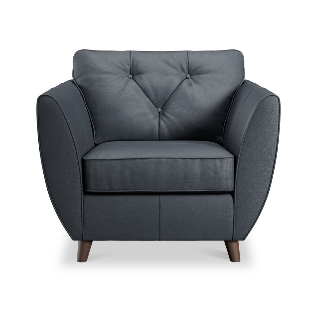 Fauteuil en cuir Edison