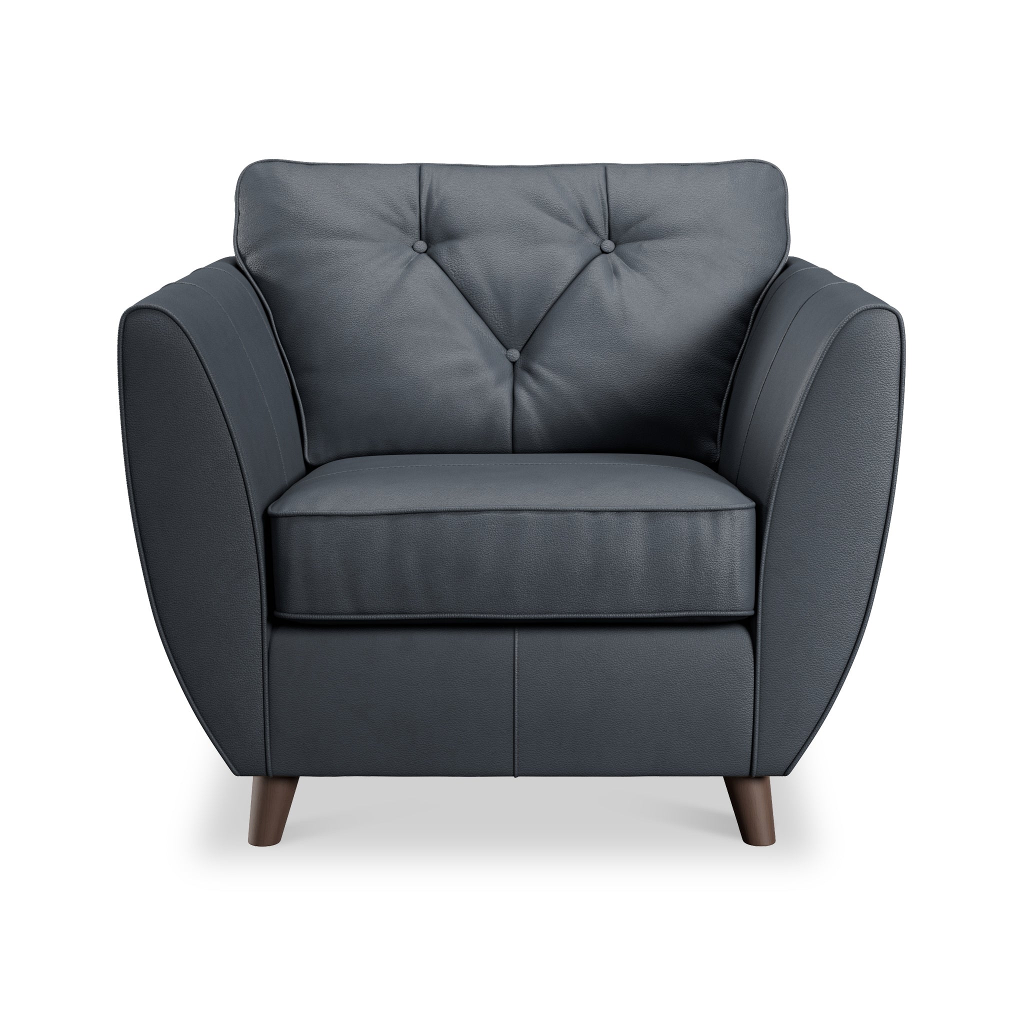 Fauteuil en cuir Edison