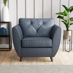 Fauteuil en cuir Edison