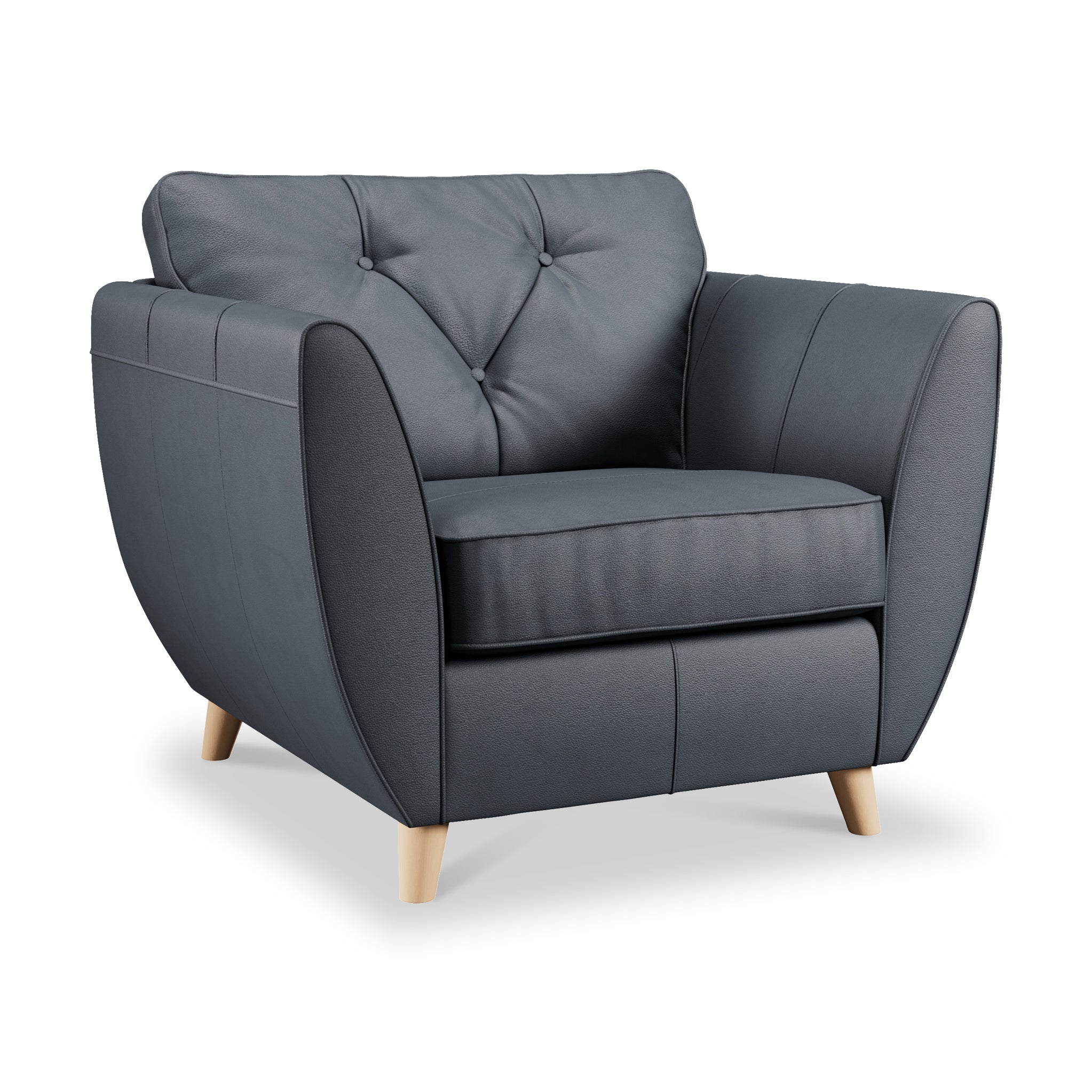 Fauteuil en cuir Edison