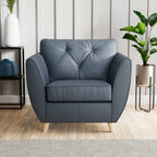 Fauteuil en cuir Edison