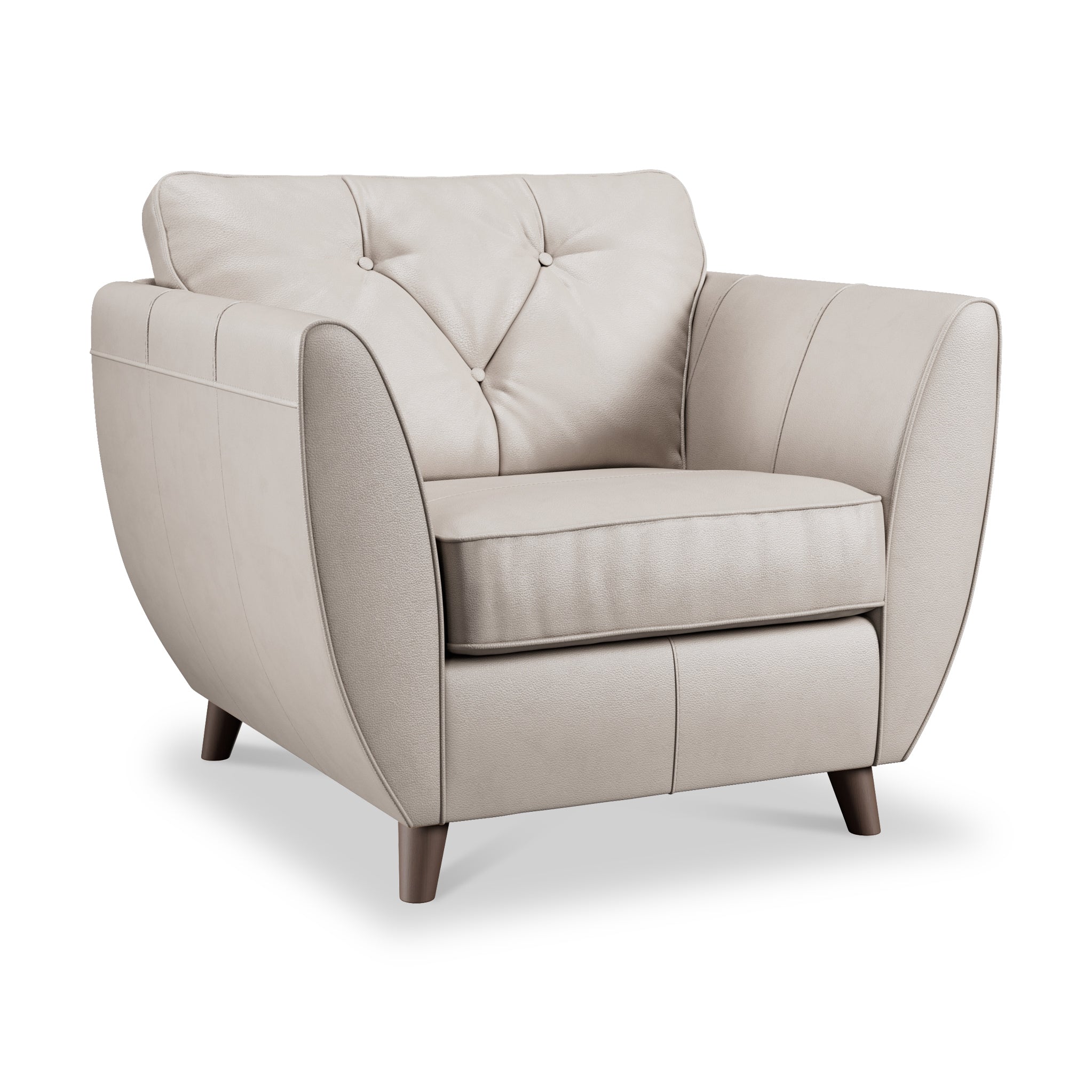 Fauteuil en cuir Edison