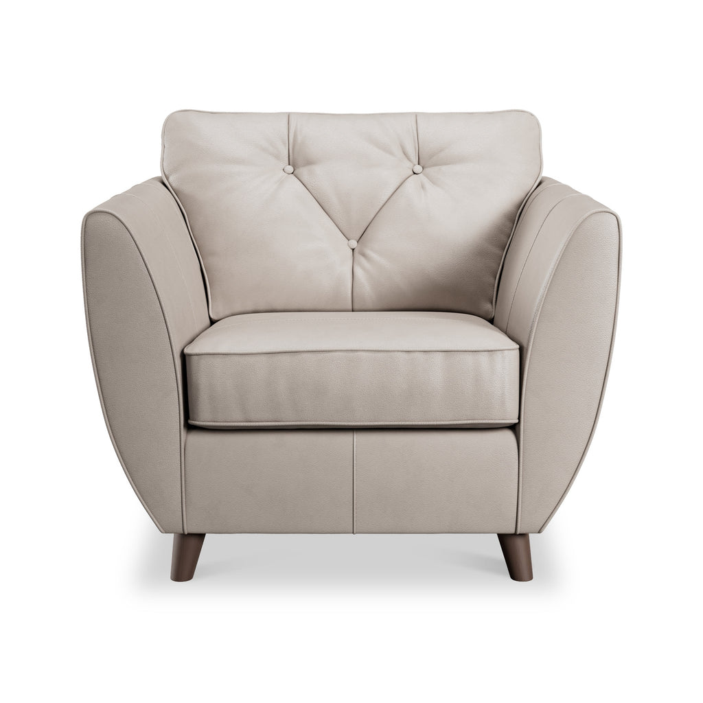Fauteuil en cuir Edison