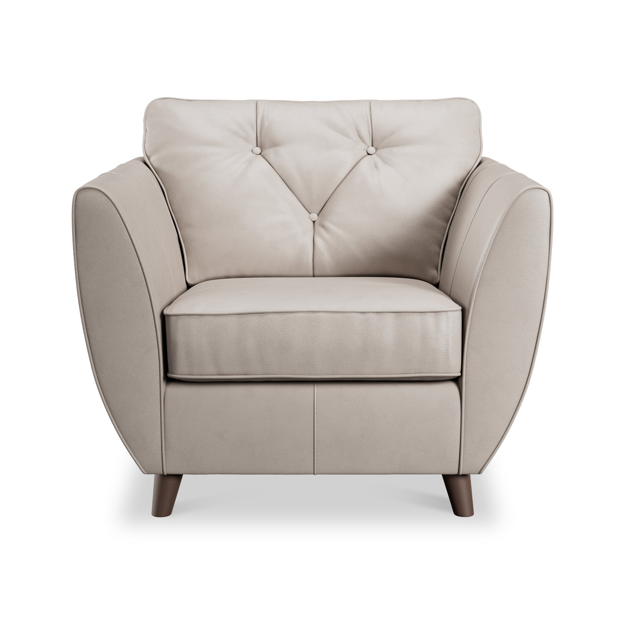 Fauteuil en cuir Edison