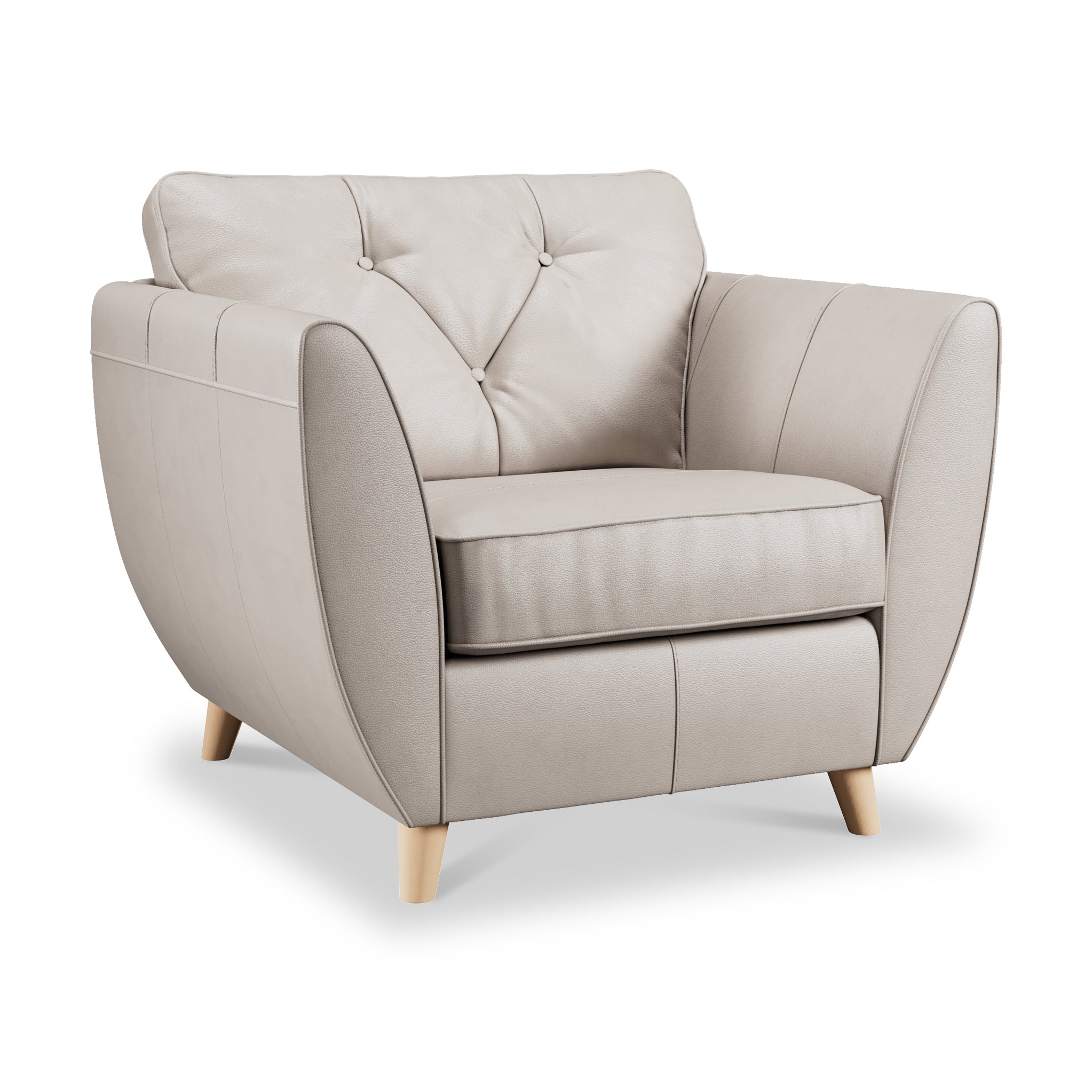 Fauteuil en cuir Edison