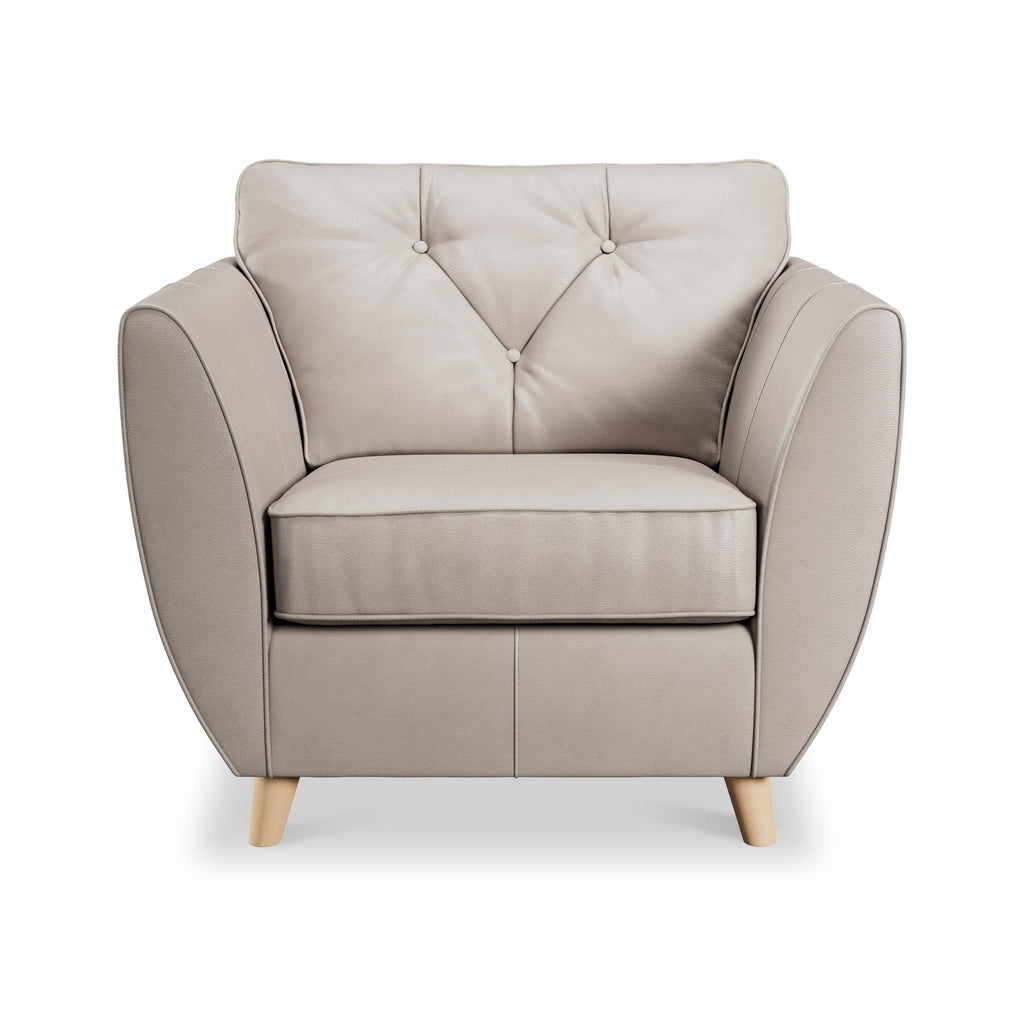 Fauteuil en cuir Edison