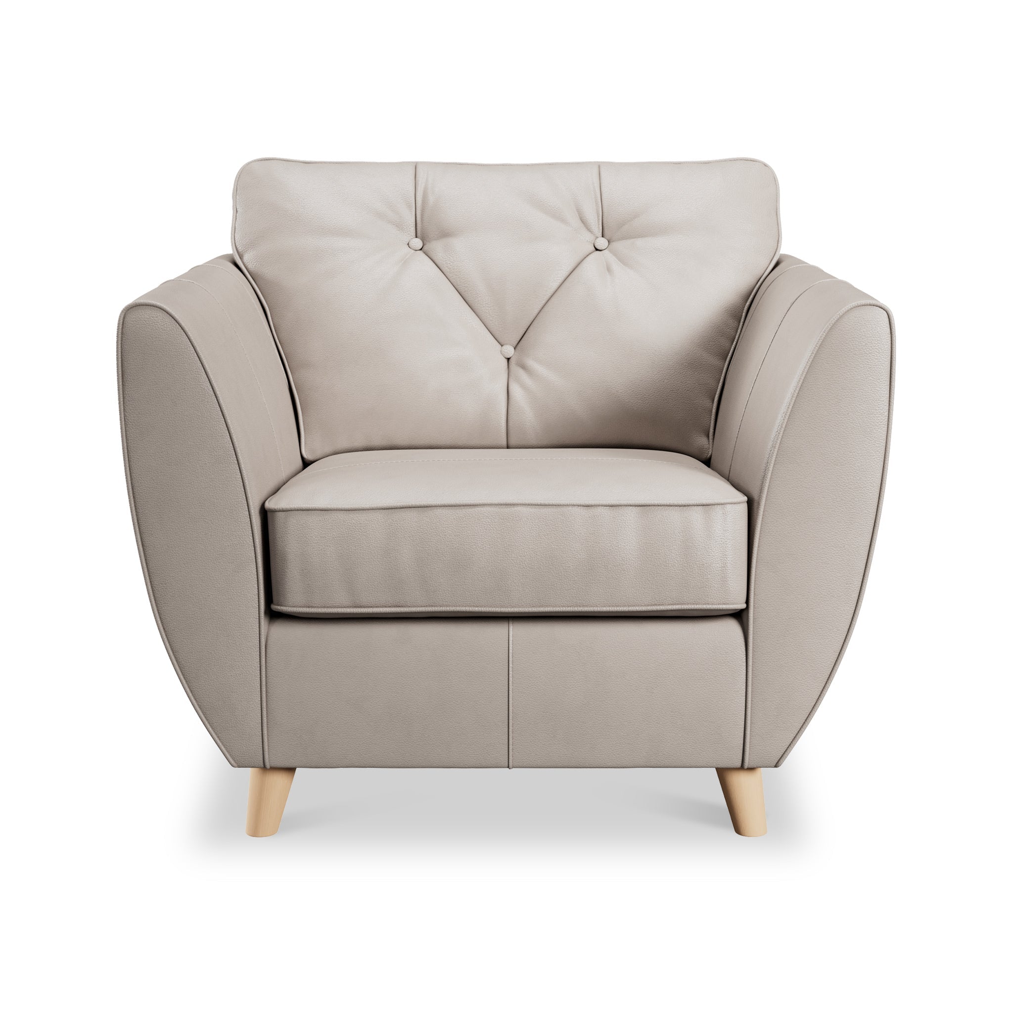 Fauteuil en cuir Edison