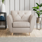 Fauteuil en cuir Edison