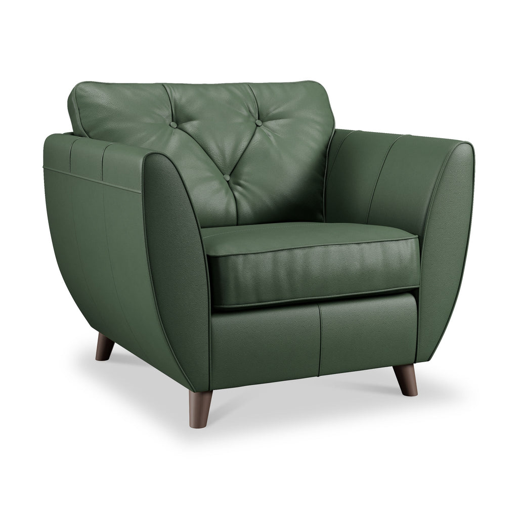 Fauteuil en cuir Edison