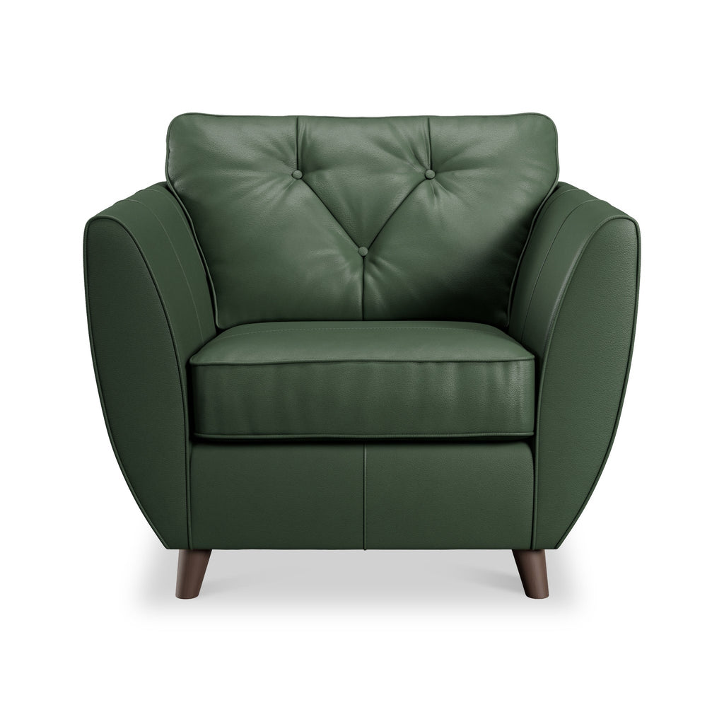 Fauteuil en cuir Edison
