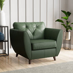 Fauteuil en cuir Edison