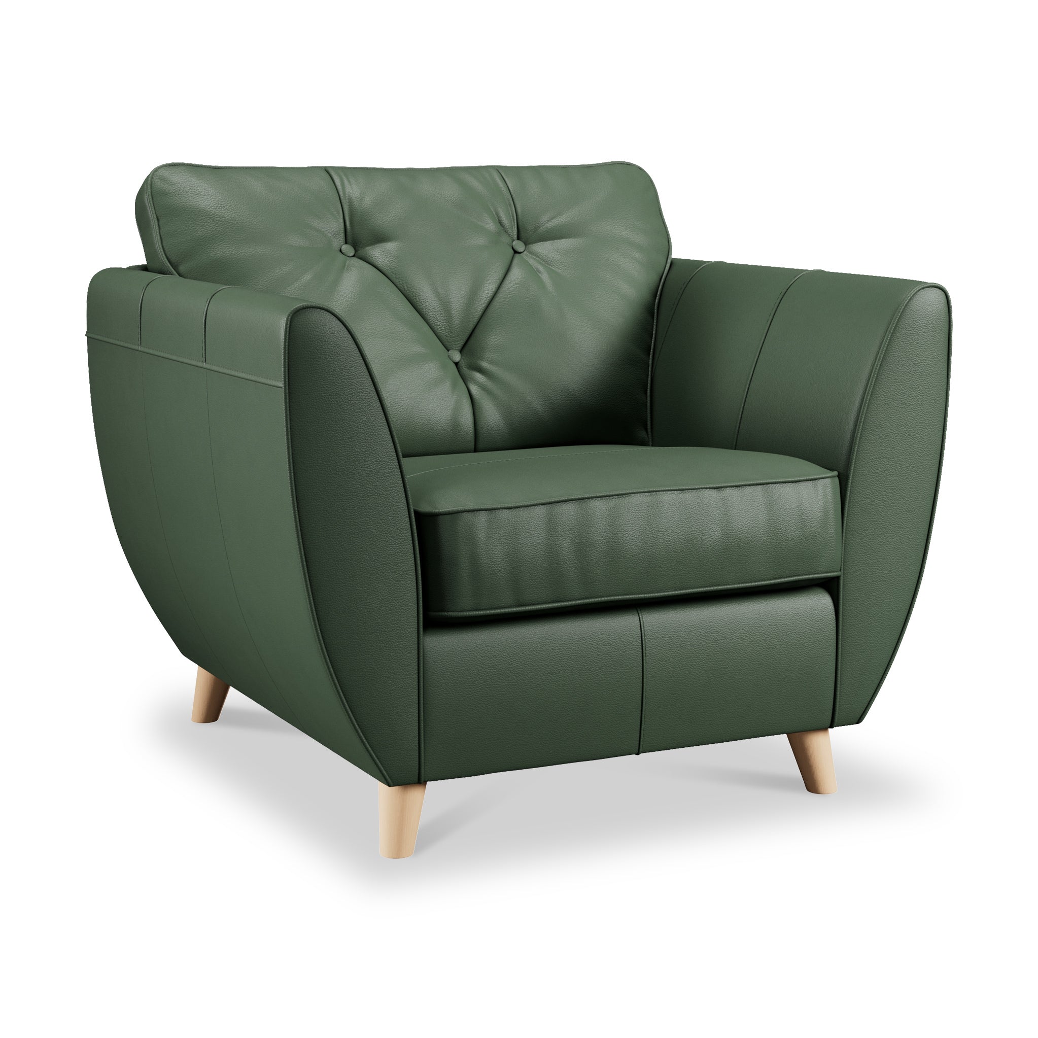 Fauteuil en cuir Edison