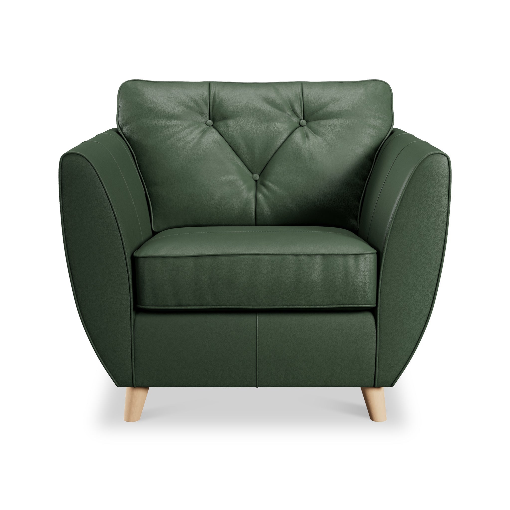 Fauteuil en cuir Edison