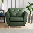 Fauteuil en cuir Edison