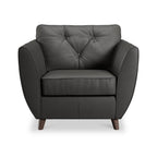 Fauteuil en cuir Edison