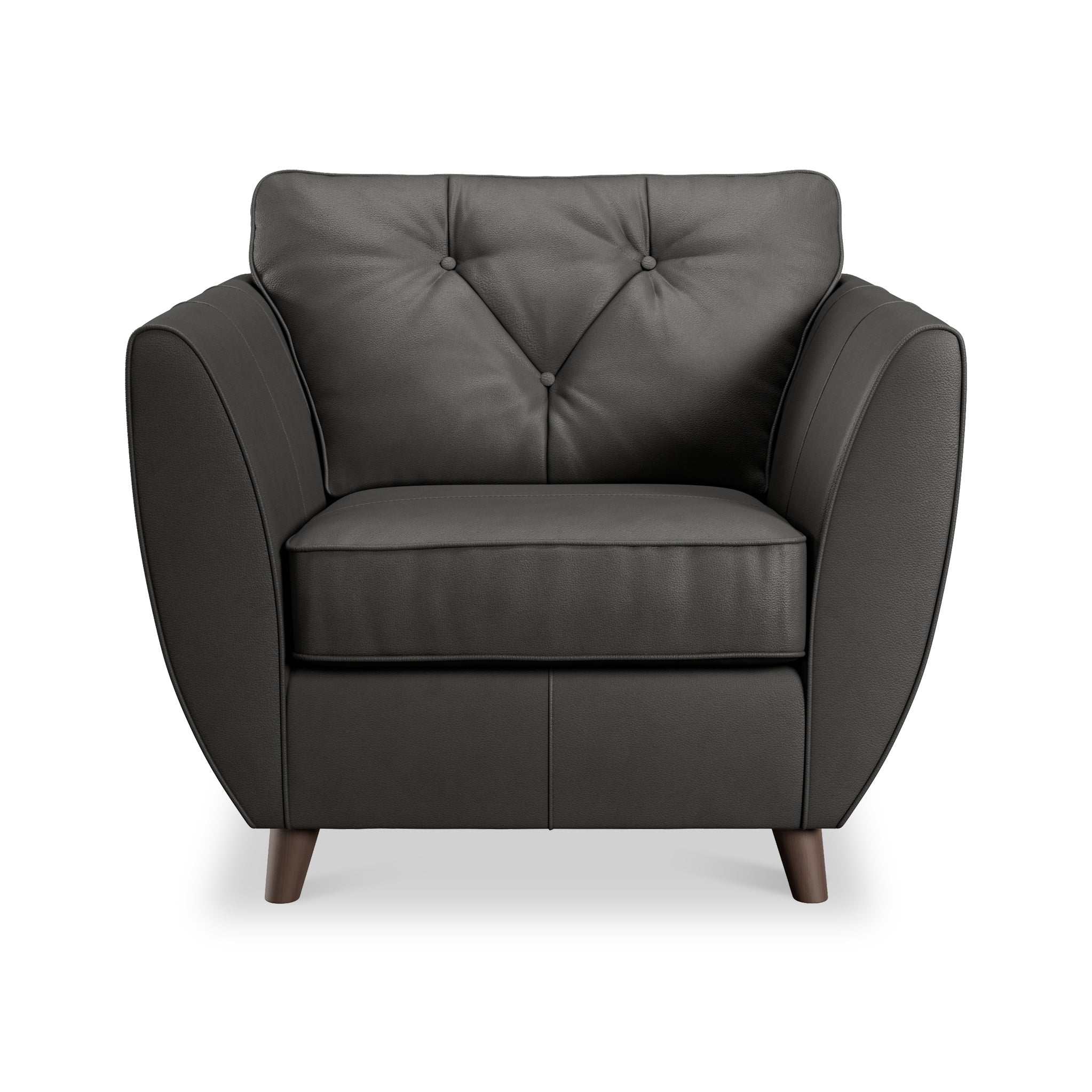 Fauteuil en cuir Edison