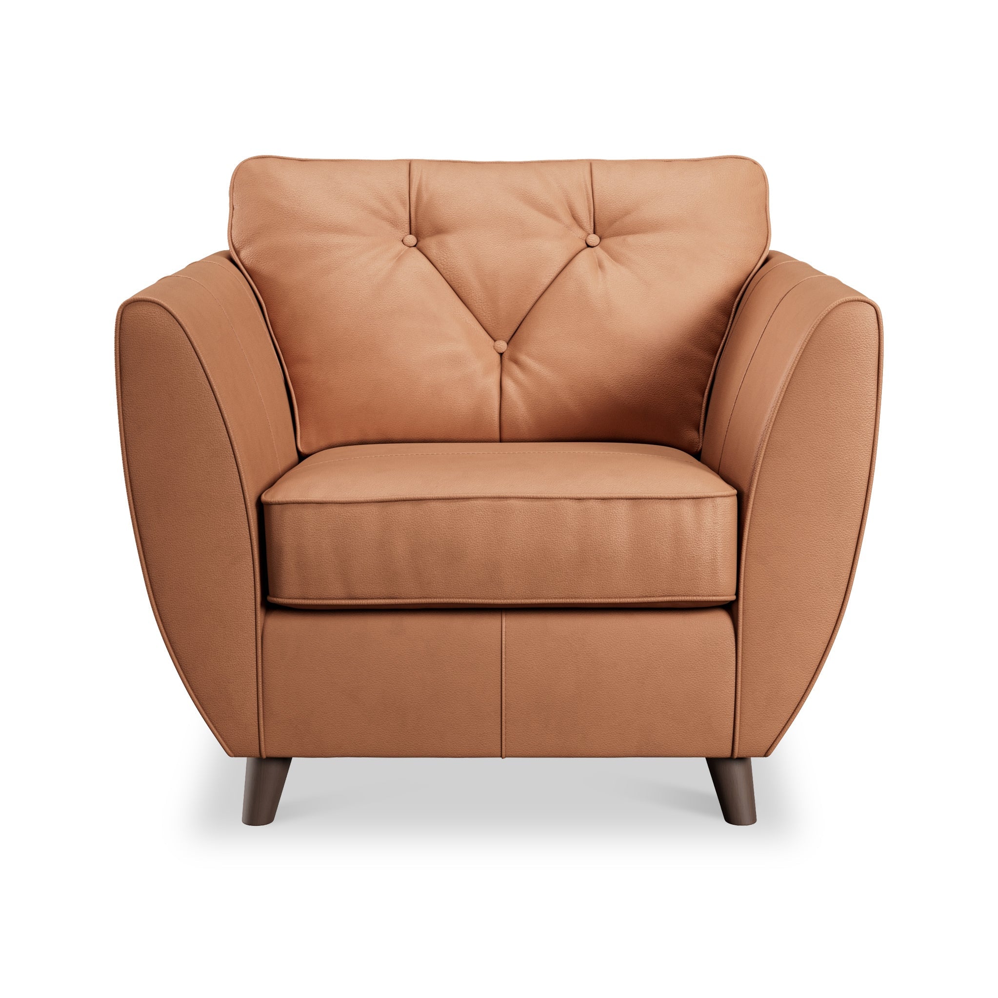 Fauteuil en cuir Edison