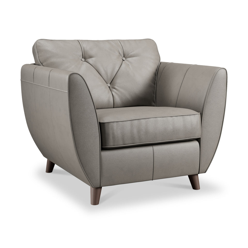 Fauteuil en cuir Edison