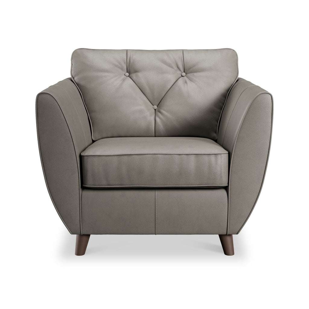 Fauteuil en cuir Edison