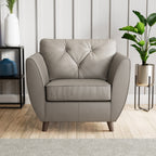 Fauteuil en cuir Edison