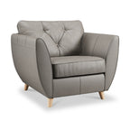 Fauteuil en cuir Edison