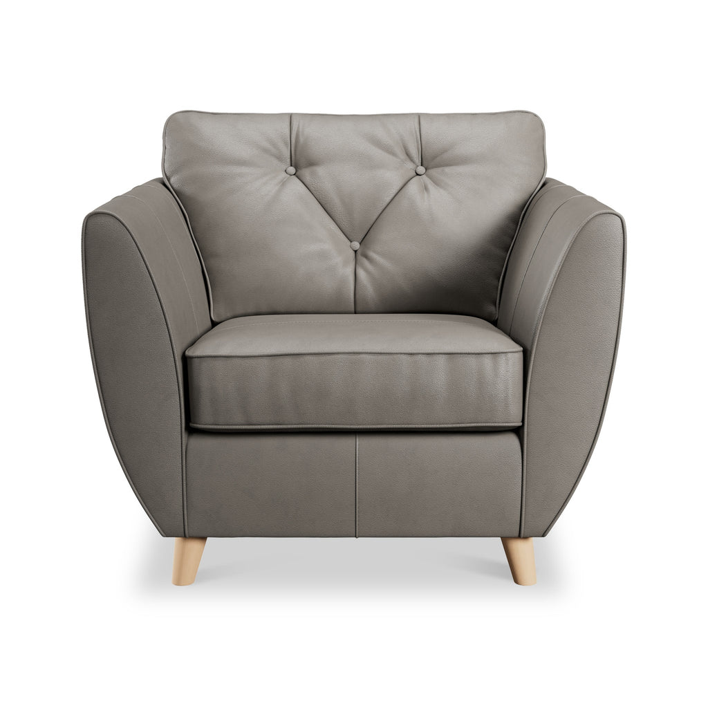 Fauteuil en cuir Edison