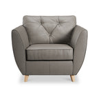 Fauteuil en cuir Edison