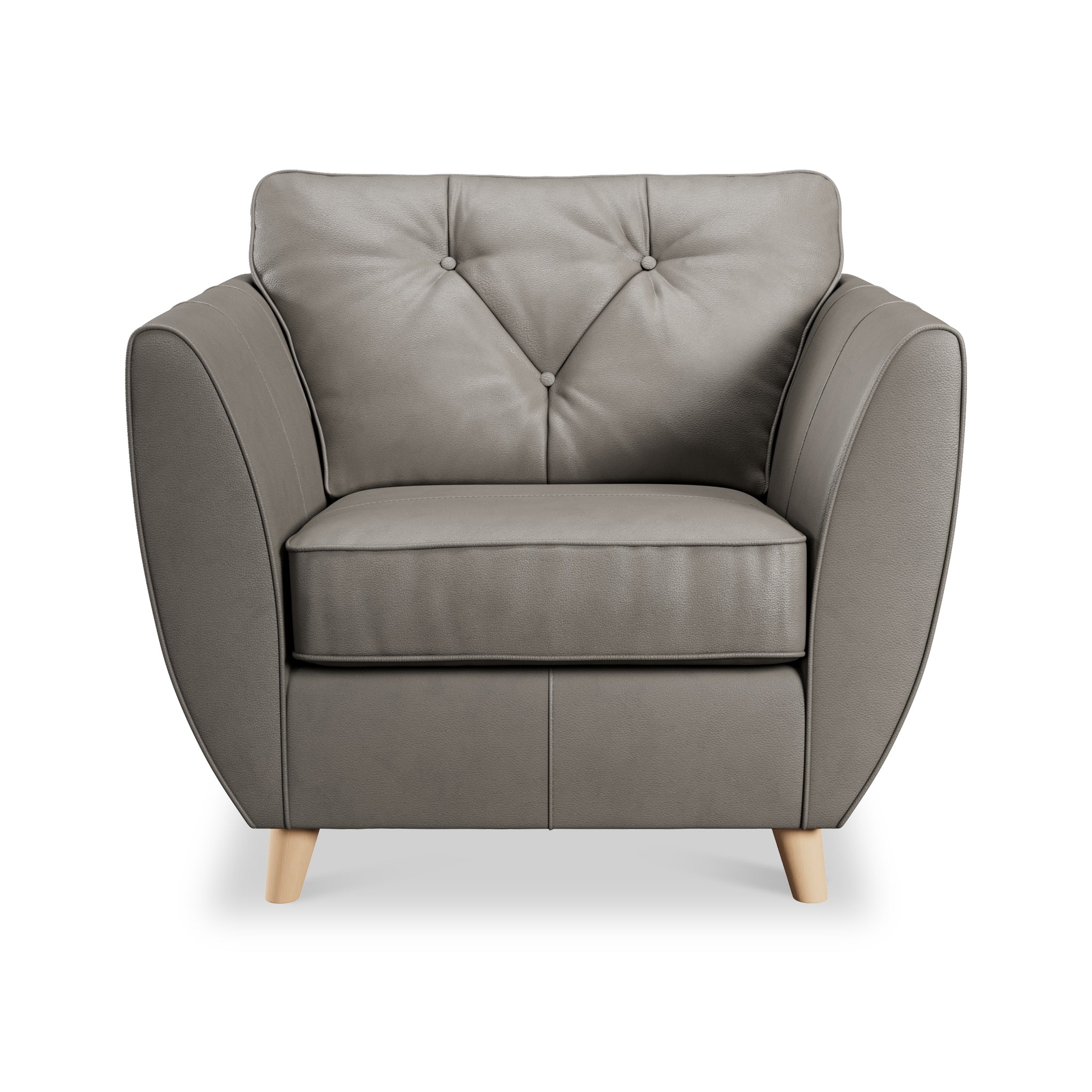 Fauteuil en cuir Edison