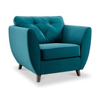 Fauteuil Edison en velours