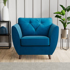 Fauteuil Edison en velours